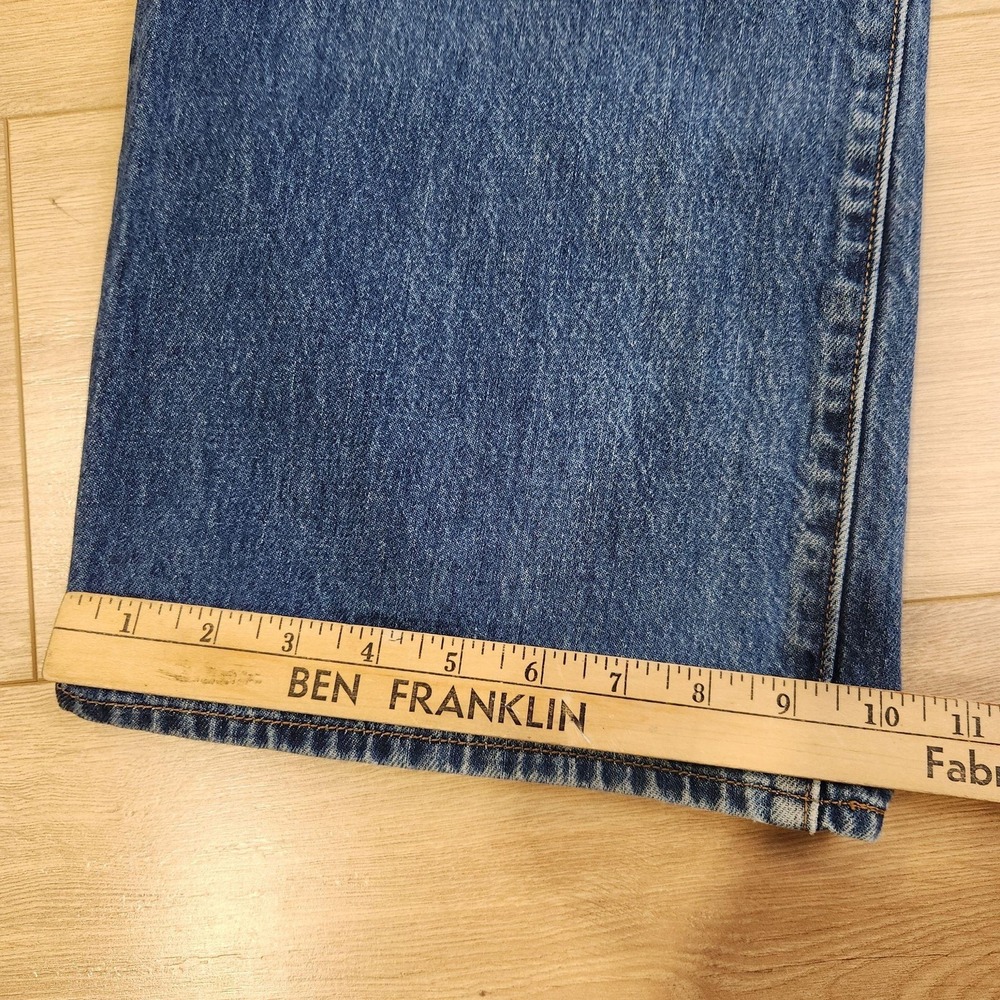 Levis Premium Ribcage Wide Leg Jeans Womens 27x32 Medium Wash High Rise Denim - Picture 11 of 12